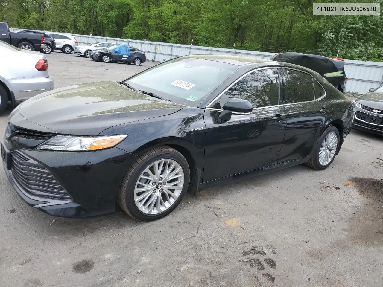 2018 Toyota Camry Hybrid VIN: 4T1B21HK6JU506520 Lot: 53111344