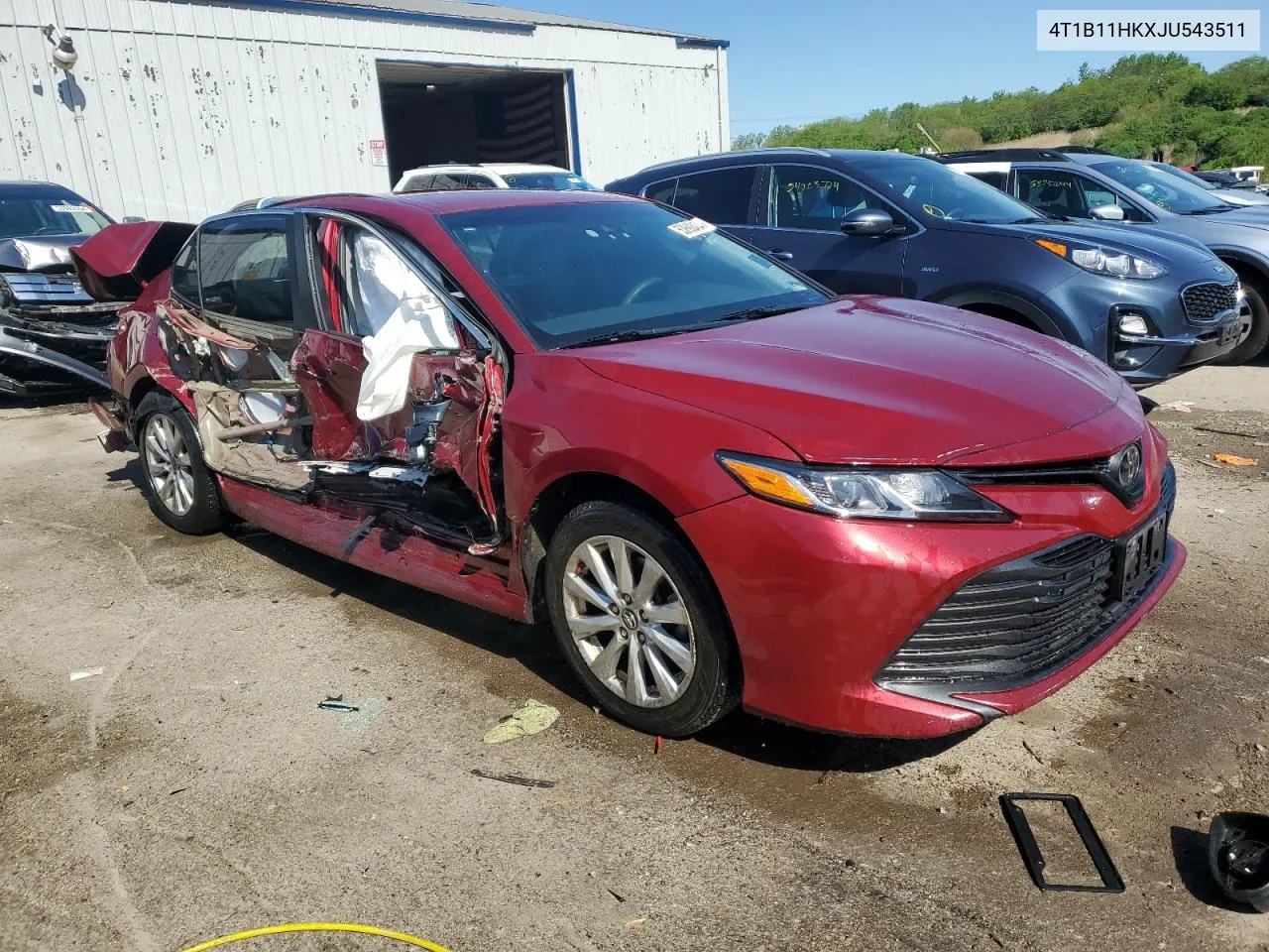 4T1B11HKXJU543511 2018 Toyota Camry L