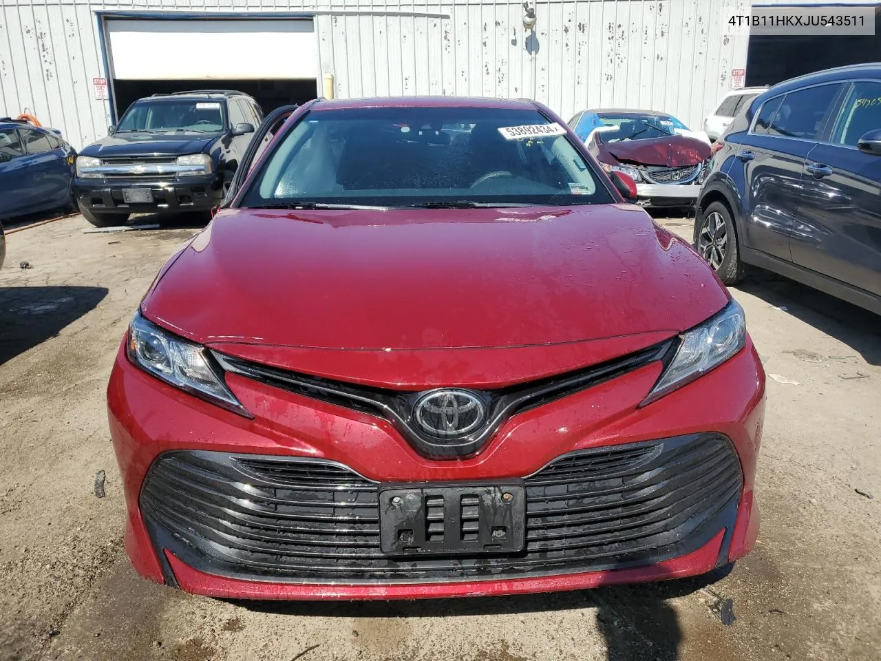 2018 Toyota Camry L VIN: 4T1B11HKXJU543511 Lot: 53892434