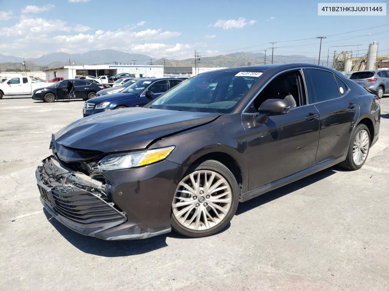 2018 Toyota Camry Xse VIN: 4T1BZ1HK3JU011445 Lot: 54387554