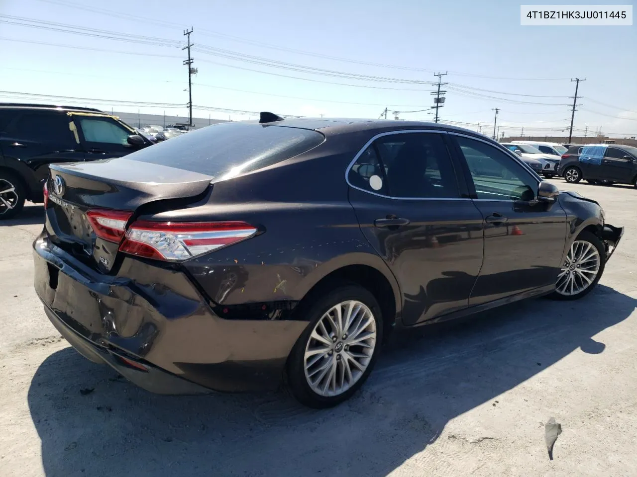 2018 Toyota Camry Xse VIN: 4T1BZ1HK3JU011445 Lot: 54387554