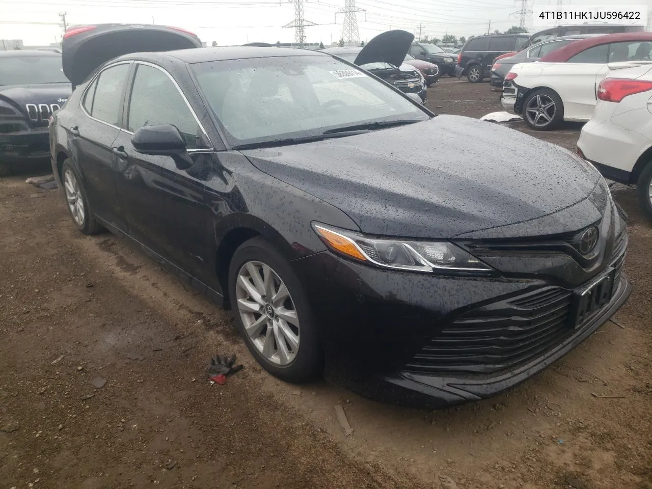 2018 Toyota Camry L VIN: 4T1B11HK1JU596422 Lot: 56309414