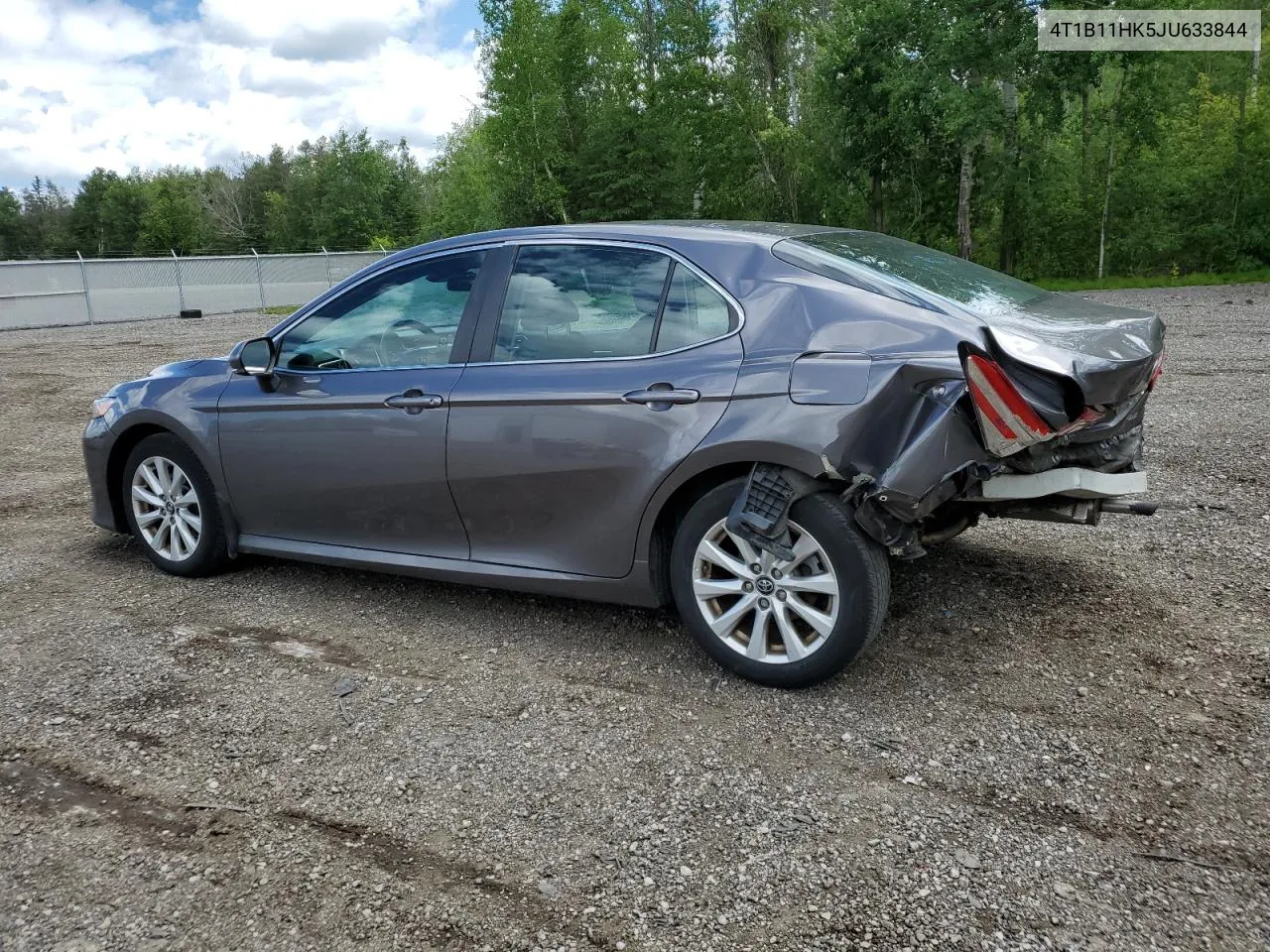 2018 Toyota Camry L VIN: 4T1B11HK5JU633844 Lot: 61215164