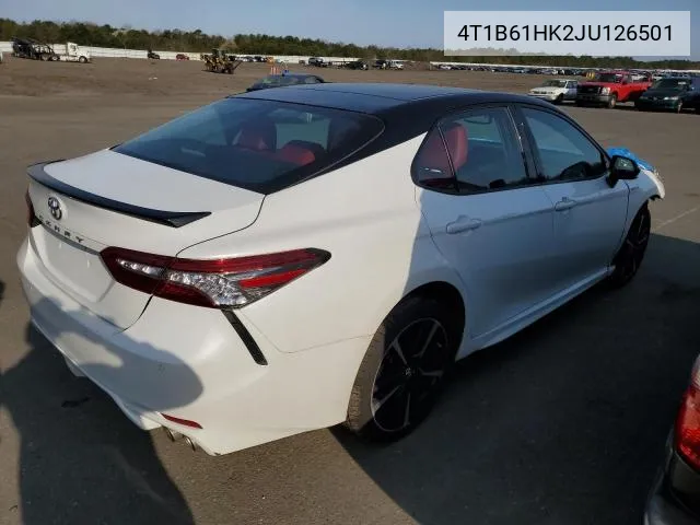 2018 Toyota Camry Xse VIN: 4T1B61HK2JU126501 Lot: 62979704