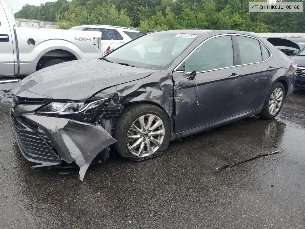 2018 Toyota Camry L VIN: 4T1B11HK8JU106168 Lot: 63978614