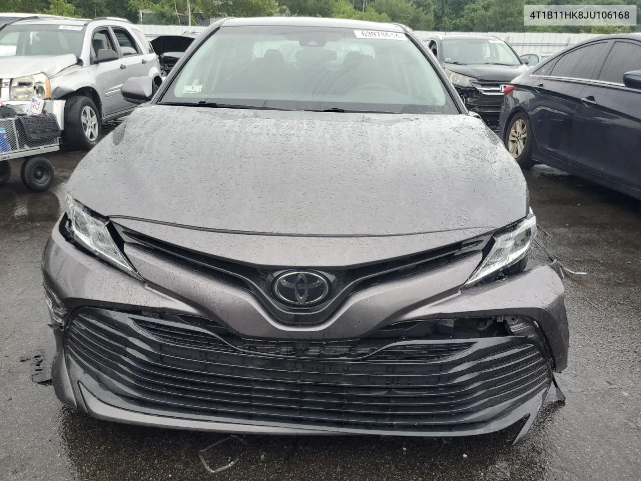 2018 Toyota Camry L VIN: 4T1B11HK8JU106168 Lot: 63978614