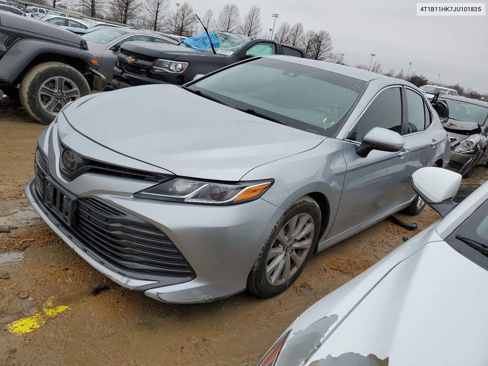 2018 Toyota Camry L VIN: 4T1B11HK7JU101835 Lot: 64432894