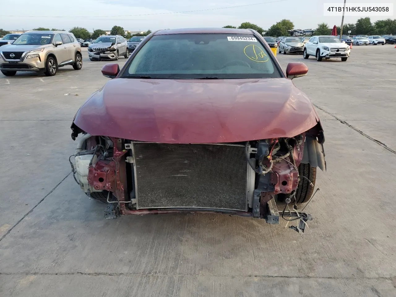 4T1B11HK5JU543058 2018 Toyota Camry L