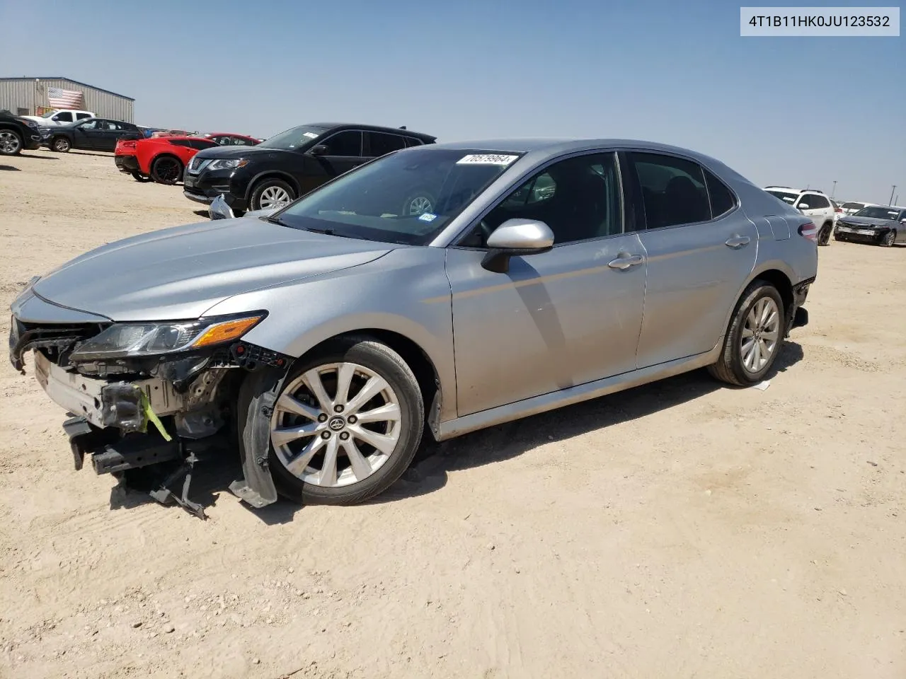 4T1B11HK0JU123532 2018 Toyota Camry L