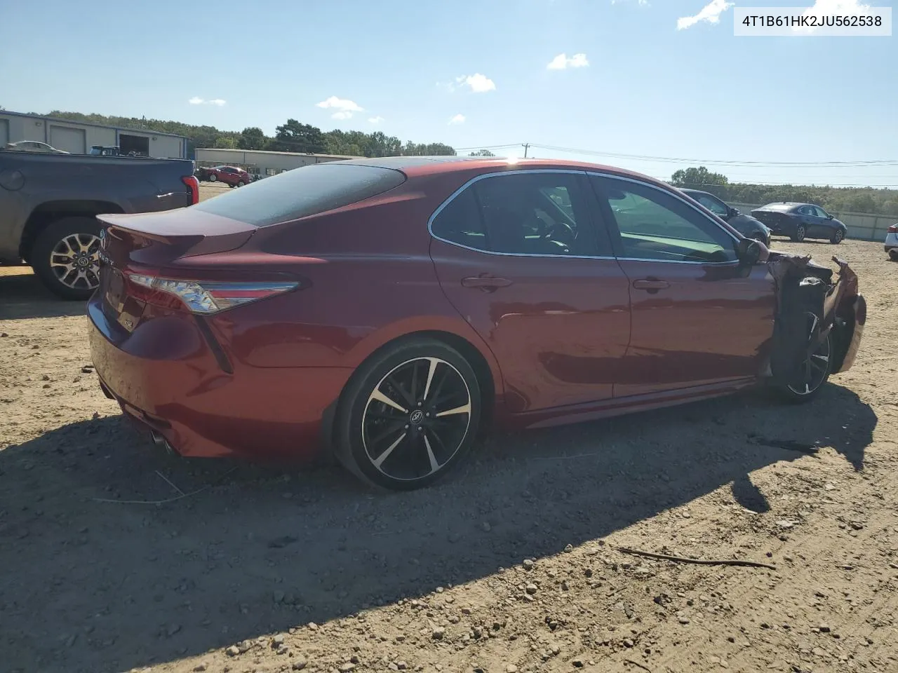 2018 Toyota Camry Xse VIN: 4T1B61HK2JU562538 Lot: 71980604