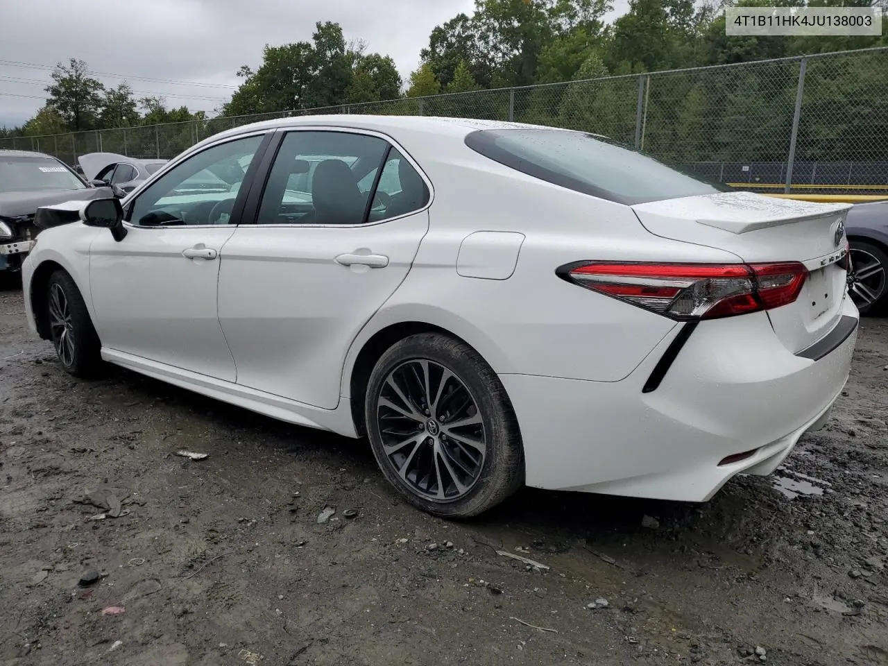 2018 Toyota Camry L VIN: 4T1B11HK4JU138003 Lot: 72131504