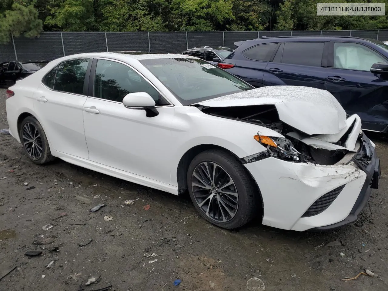 2018 Toyota Camry L VIN: 4T1B11HK4JU138003 Lot: 72131504