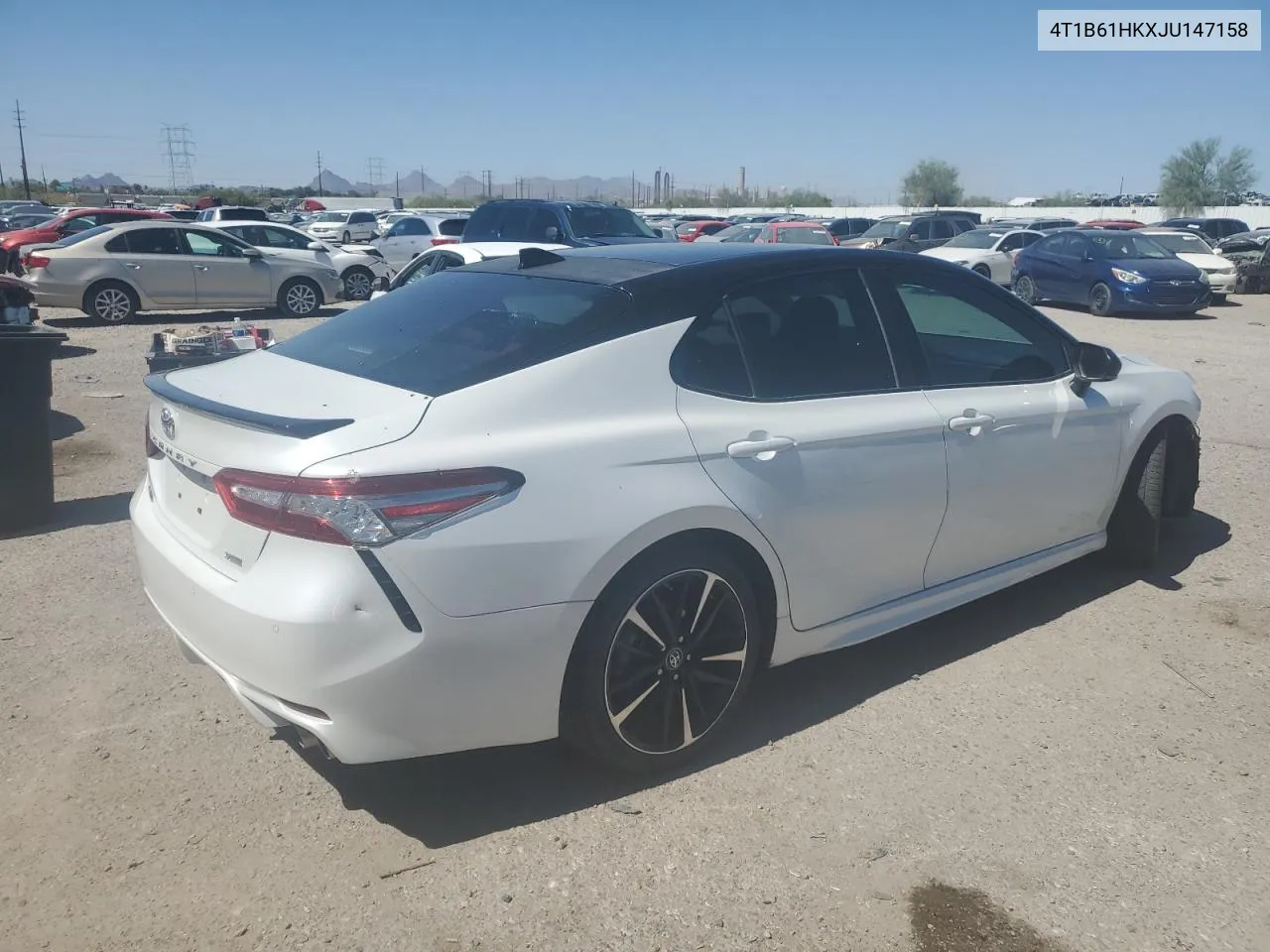 2018 Toyota Camry Xse VIN: 4T1B61HKXJU147158 Lot: 72148704