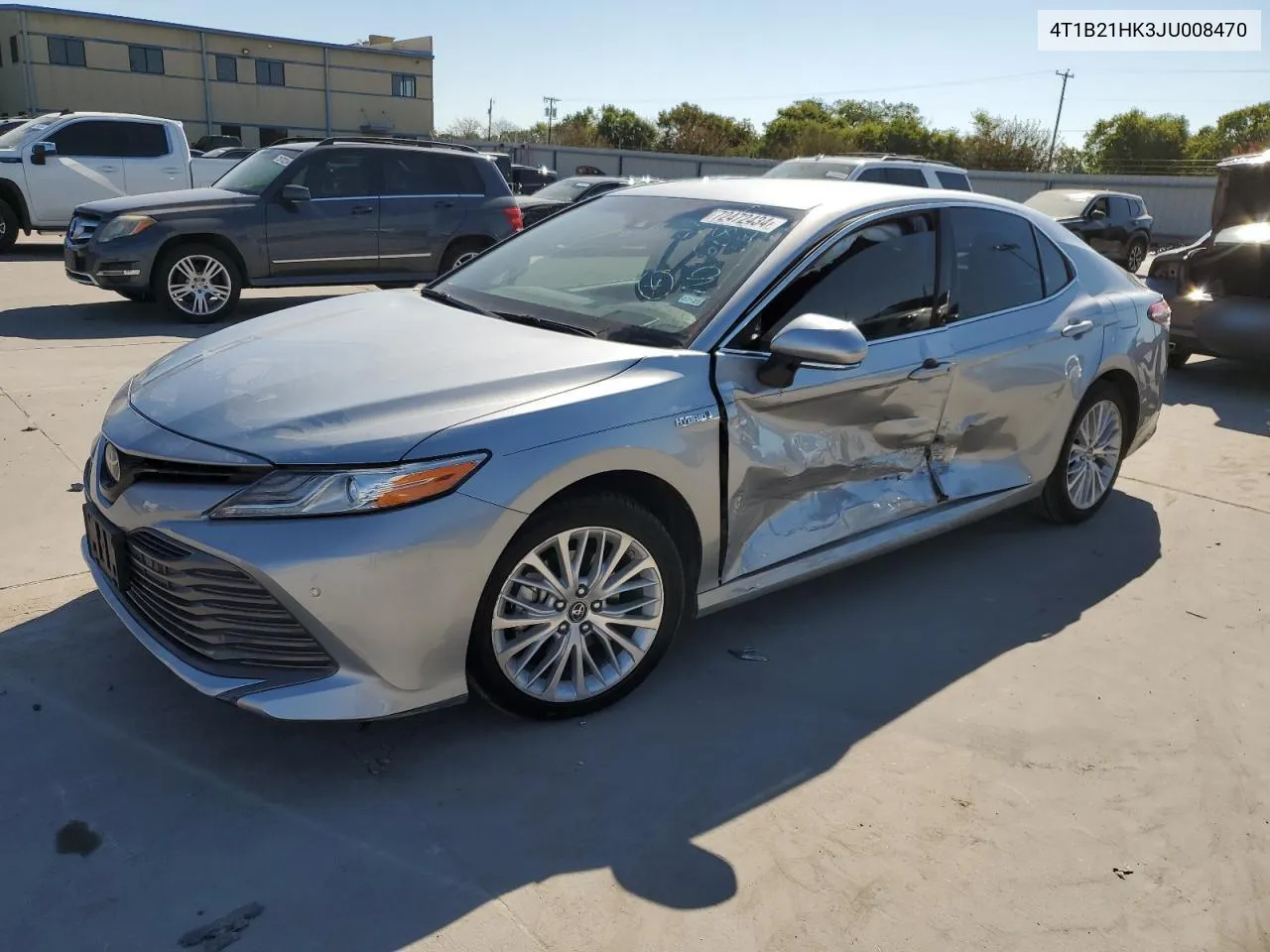 4T1B21HK3JU008470 2018 Toyota Camry Hybrid