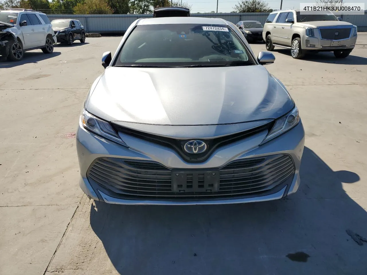 2018 Toyota Camry Hybrid VIN: 4T1B21HK3JU008470 Lot: 72472434