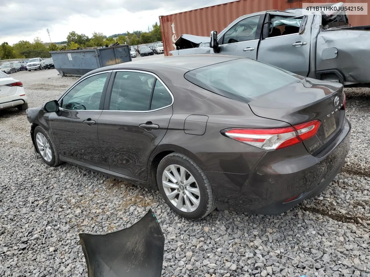 2018 Toyota Camry L VIN: 4T1B11HK0JU542156 Lot: 72794604