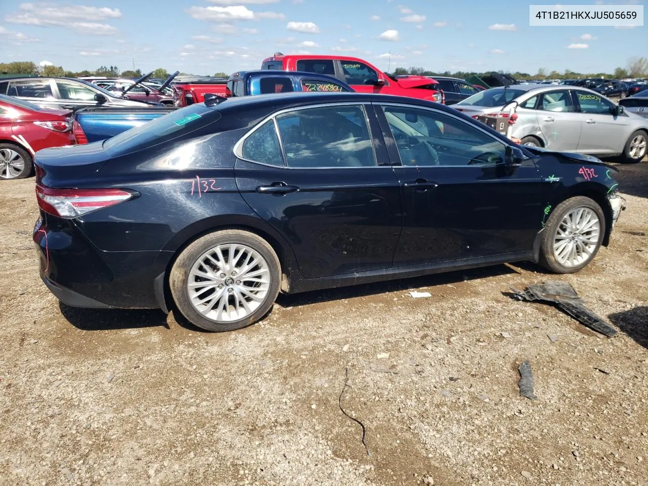 2018 Toyota Camry Hybrid VIN: 4T1B21HKXJU505659 Lot: 72808194