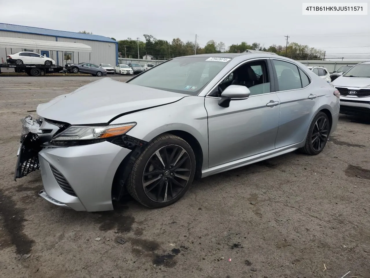 2018 Toyota Camry Xse VIN: 4T1B61HK9JU511571 Lot: 72943974