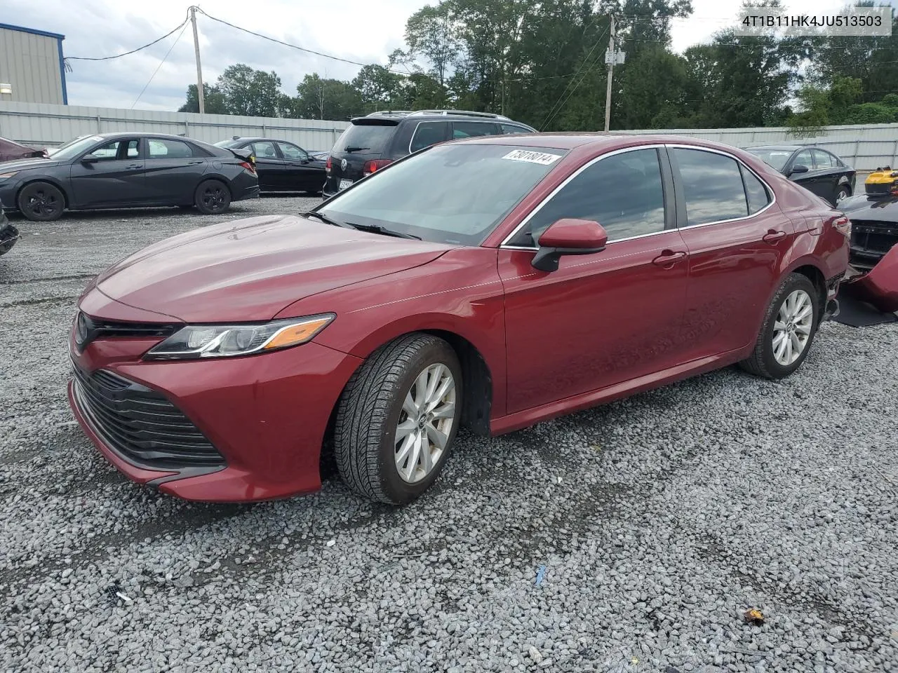 2018 Toyota Camry L VIN: 4T1B11HK4JU513503 Lot: 73018014