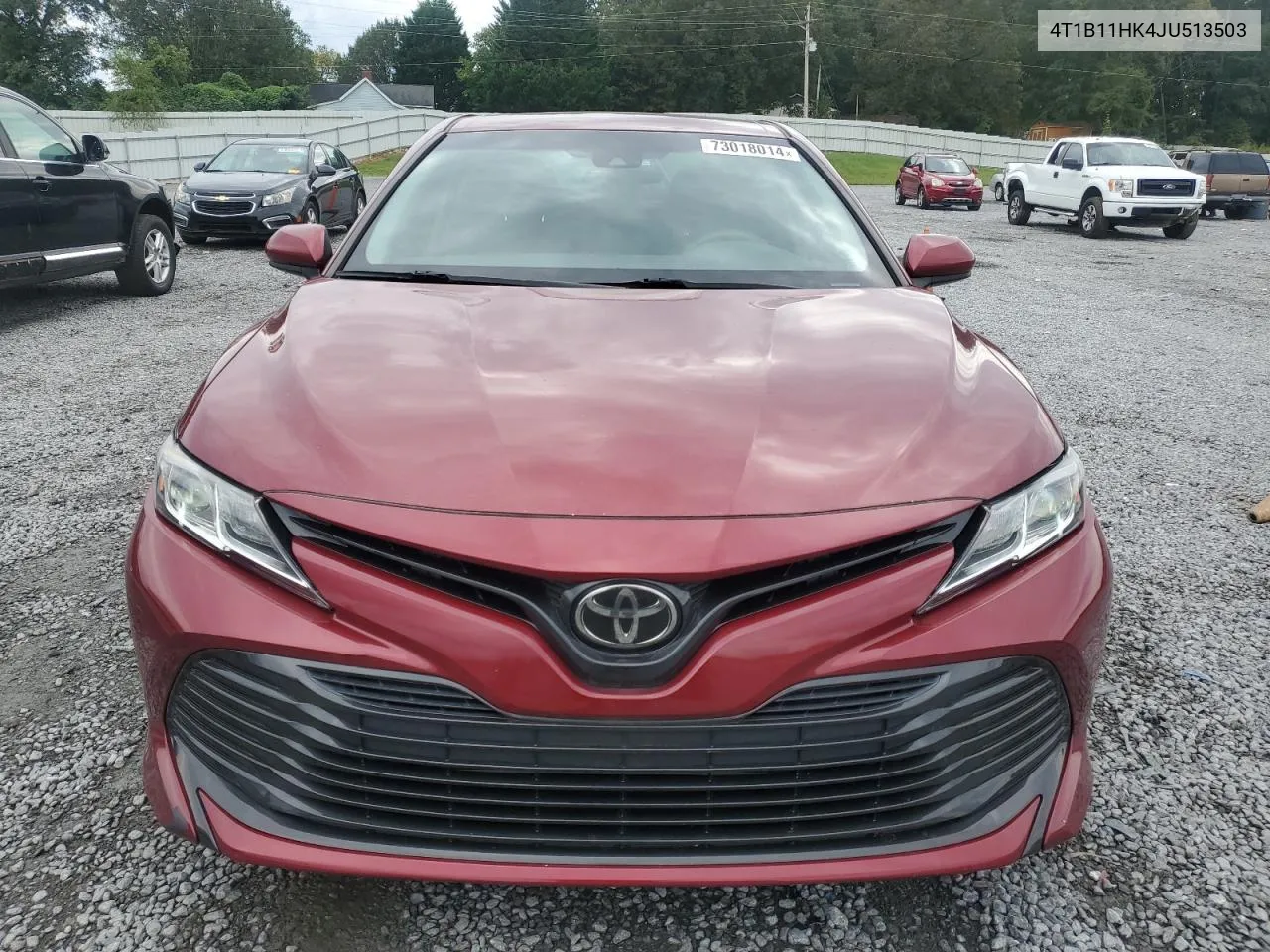 2018 Toyota Camry L VIN: 4T1B11HK4JU513503 Lot: 73018014