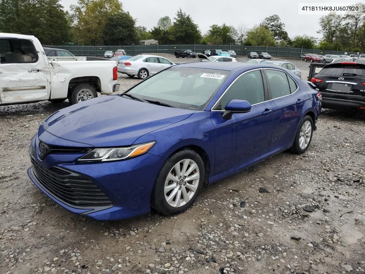 2018 Toyota Camry L VIN: 4T1B11HK8JU607920 Lot: 73039234