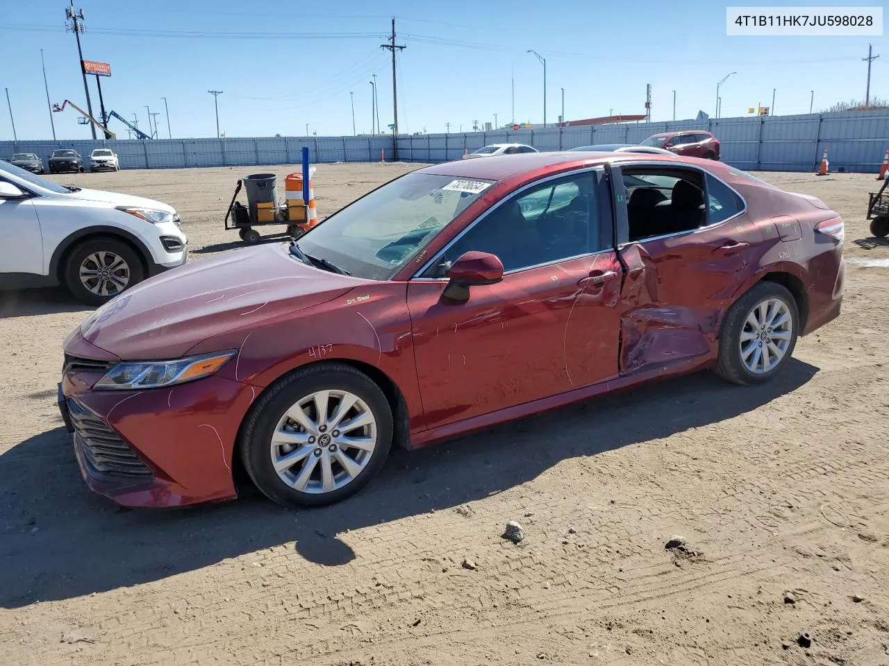 4T1B11HK7JU598028 2018 Toyota Camry L