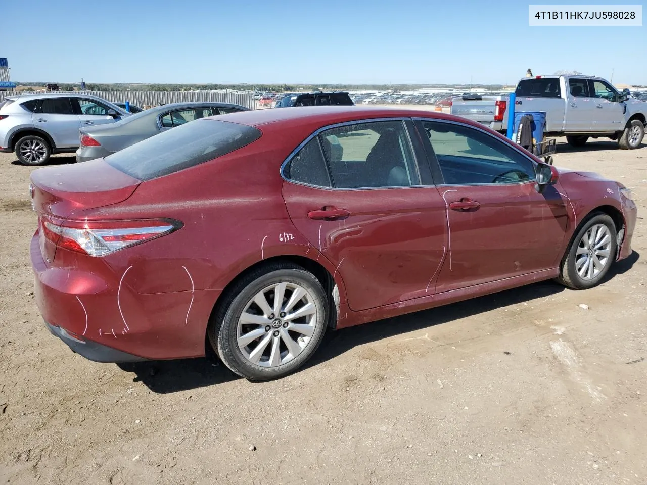 2018 Toyota Camry L VIN: 4T1B11HK7JU598028 Lot: 73278654