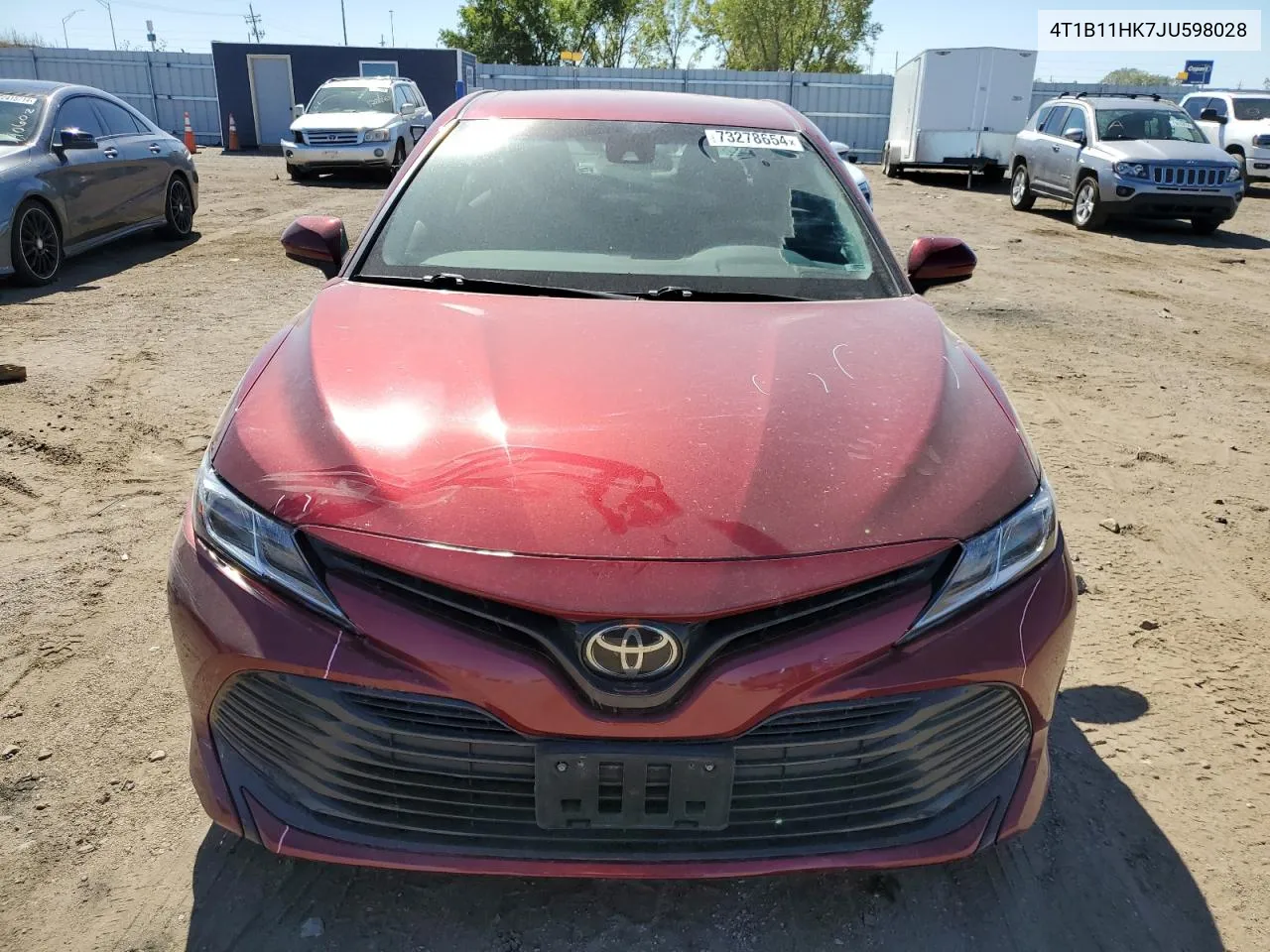 4T1B11HK7JU598028 2018 Toyota Camry L