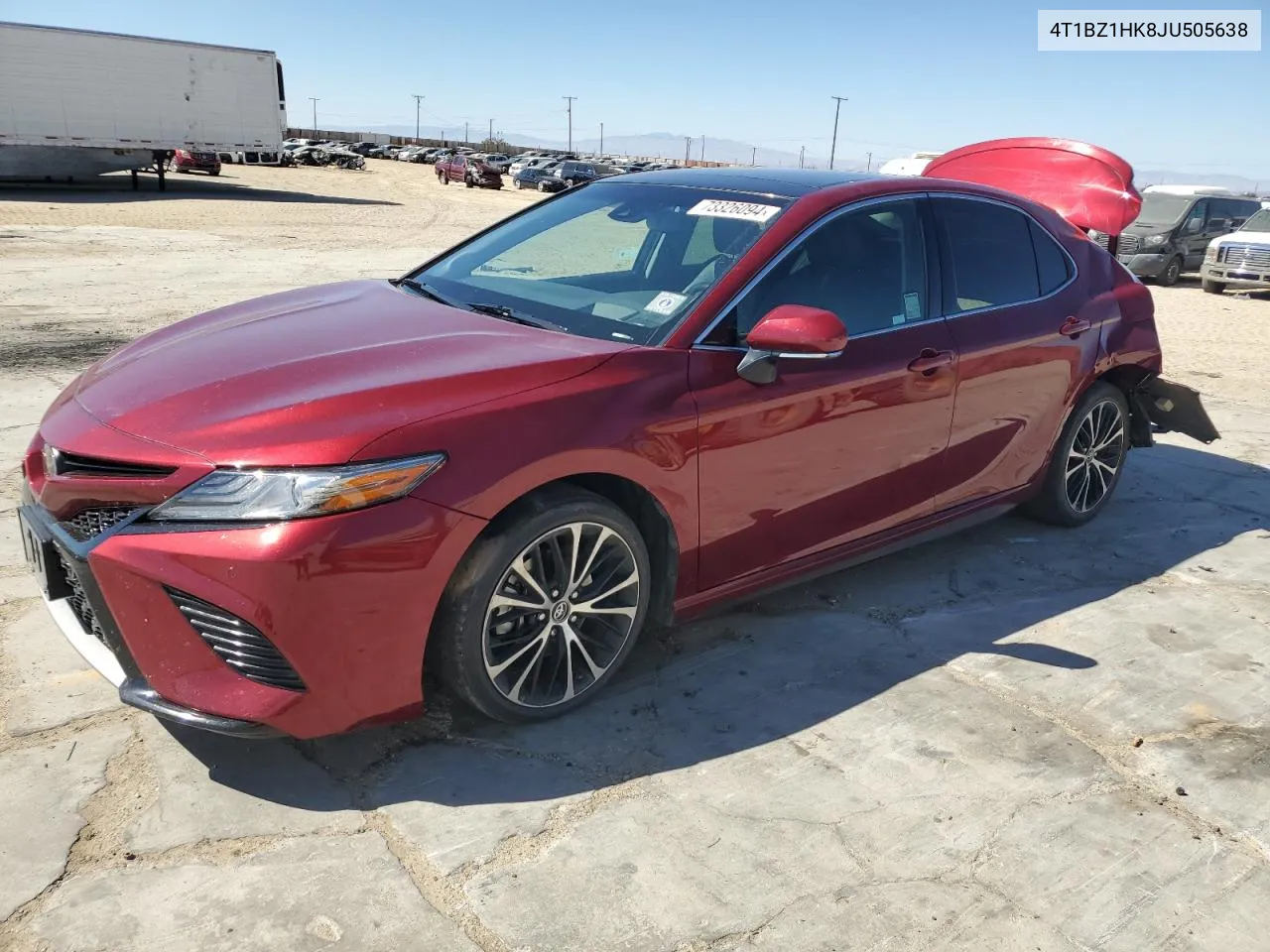 2018 Toyota Camry Xse VIN: 4T1BZ1HK8JU505638 Lot: 73326094