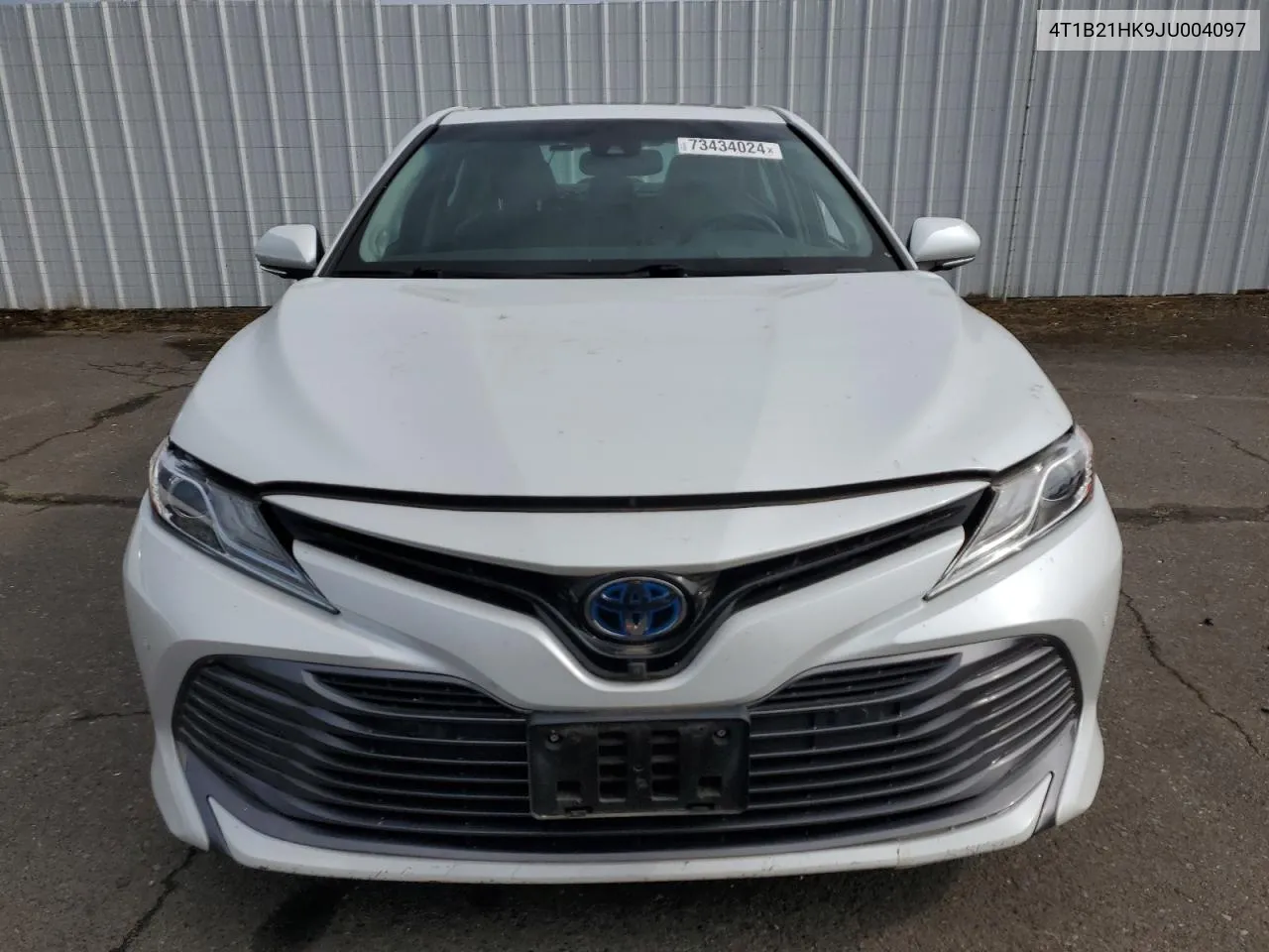 2018 Toyota Camry Hybrid VIN: 4T1B21HK9JU004097 Lot: 73434024