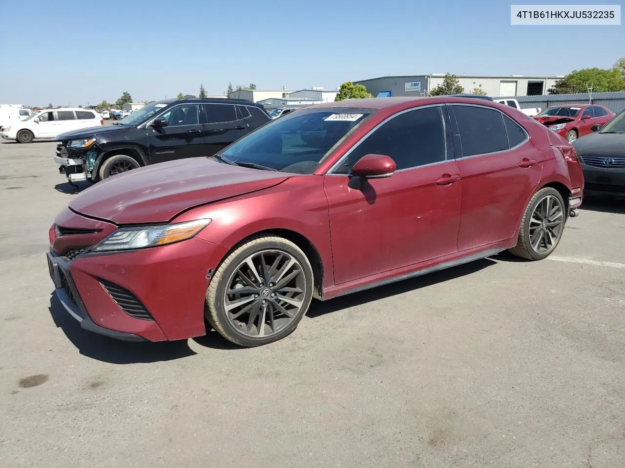 2018 Toyota Camry Xse VIN: 4T1B61HKXJU532235 Lot: 73568954