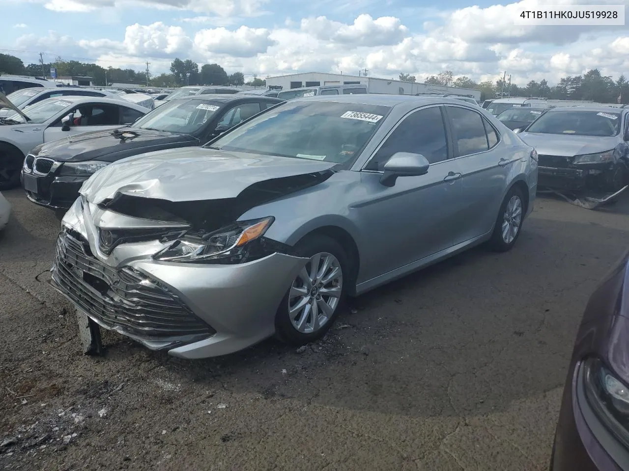 2018 Toyota Camry L VIN: 4T1B11HK0JU519928 Lot: 73655444