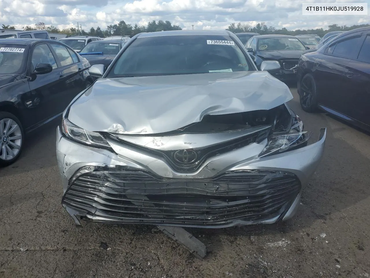 2018 Toyota Camry L VIN: 4T1B11HK0JU519928 Lot: 73655444