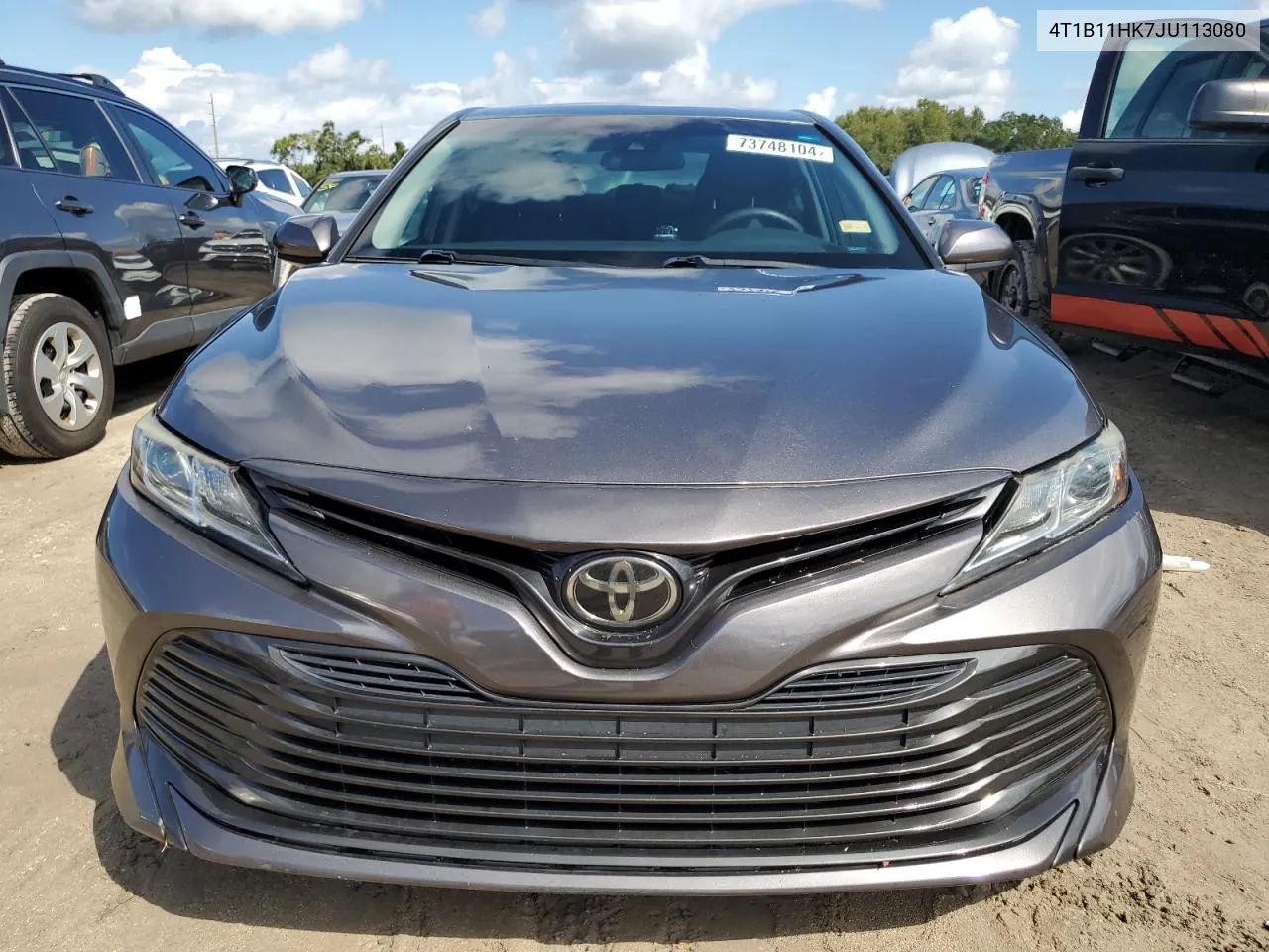 2018 Toyota Camry L VIN: 4T1B11HK7JU113080 Lot: 73748104