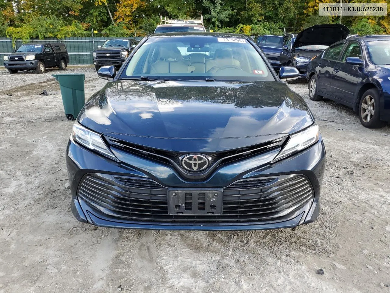 2018 Toyota Camry L VIN: 4T1B11HK1JU625238 Lot: 73758904