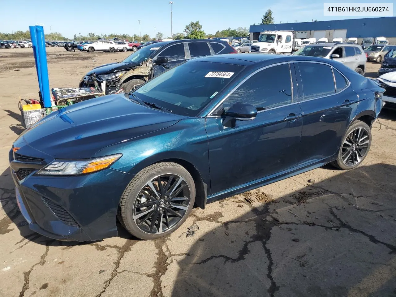 2018 Toyota Camry Xse VIN: 4T1B61HK2JU660274 Lot: 73764664