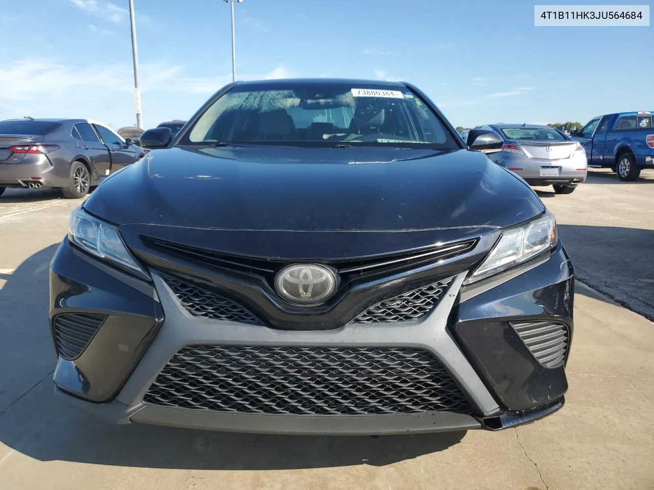 2018 Toyota Camry L VIN: 4T1B11HK3JU564684 Lot: 73880384