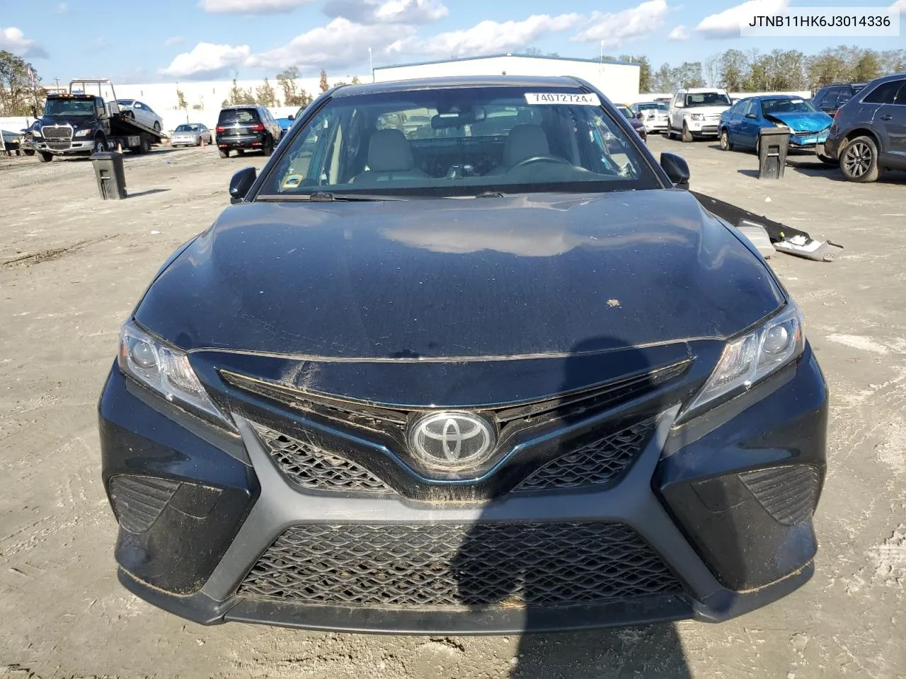 2018 Toyota Camry L VIN: JTNB11HK6J3014336 Lot: 74072724