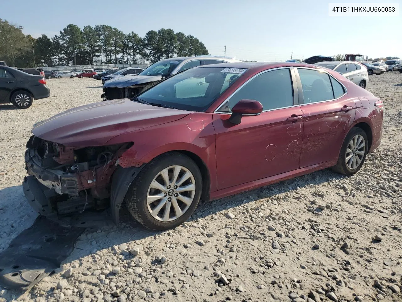 2018 Toyota Camry L VIN: 4T1B11HKXJU660053 Lot: 74139704