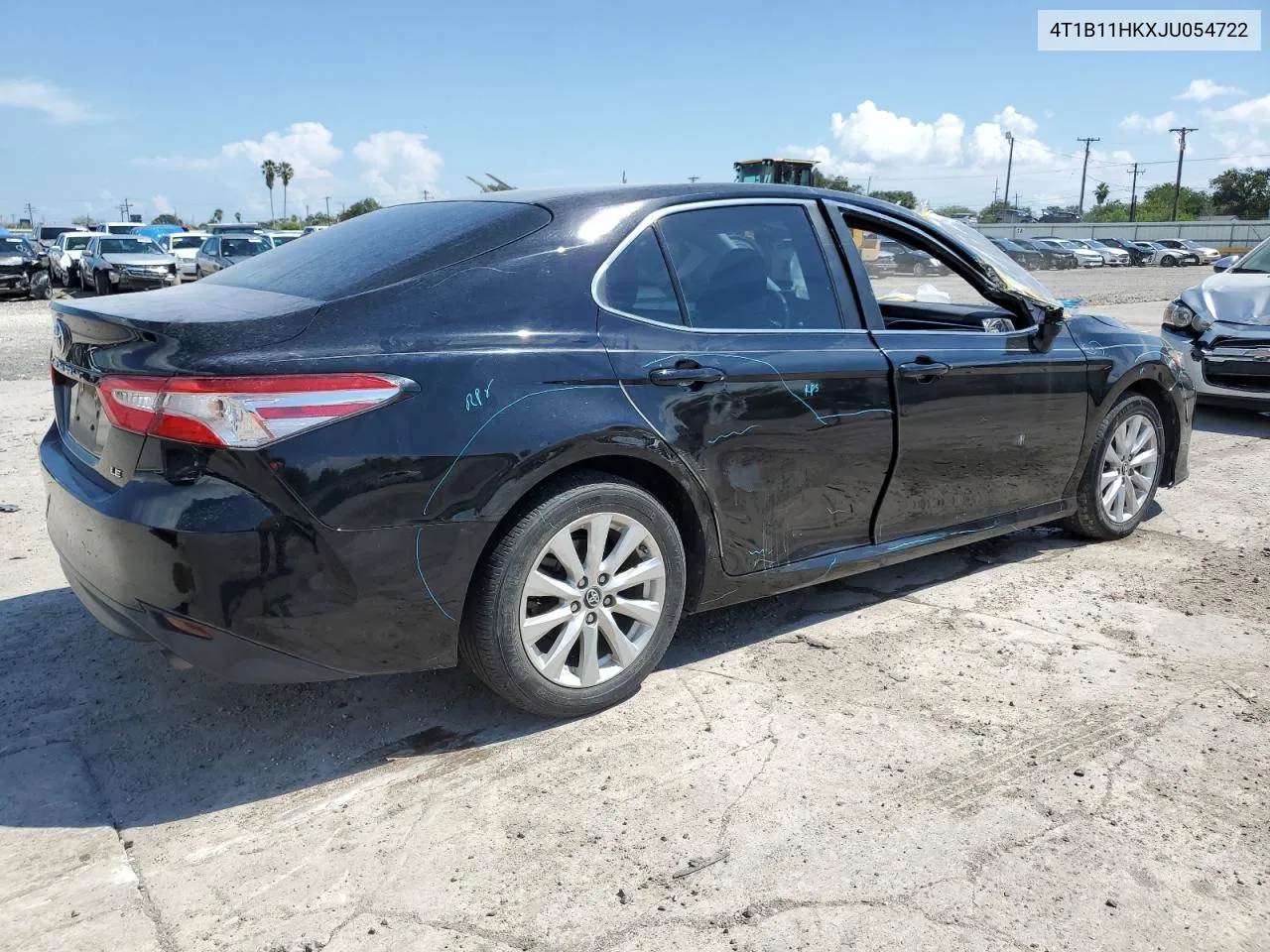 2018 Toyota Camry L VIN: 4T1B11HKXJU054722 Lot: 74238724