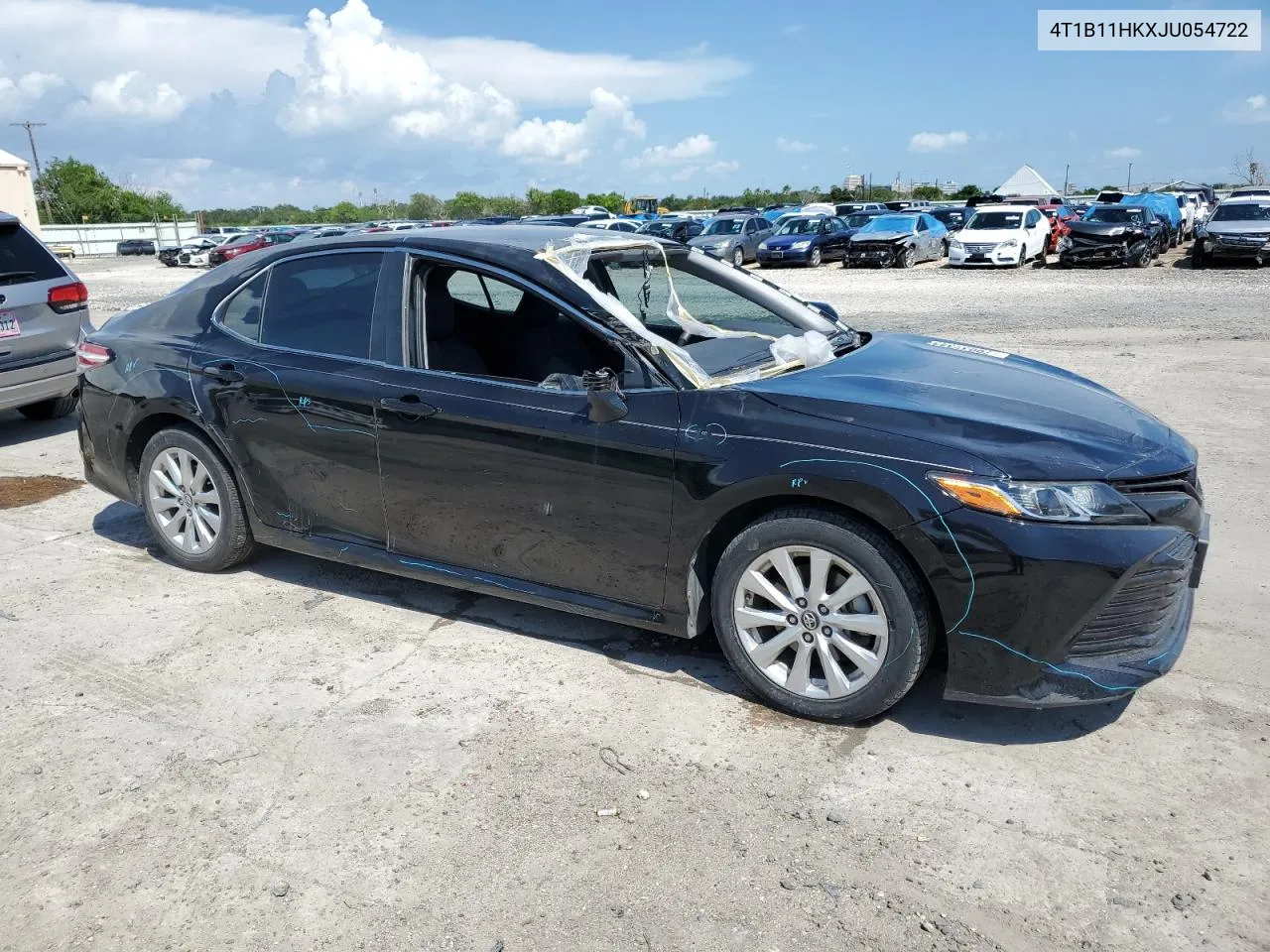 2018 Toyota Camry L VIN: 4T1B11HKXJU054722 Lot: 74238724