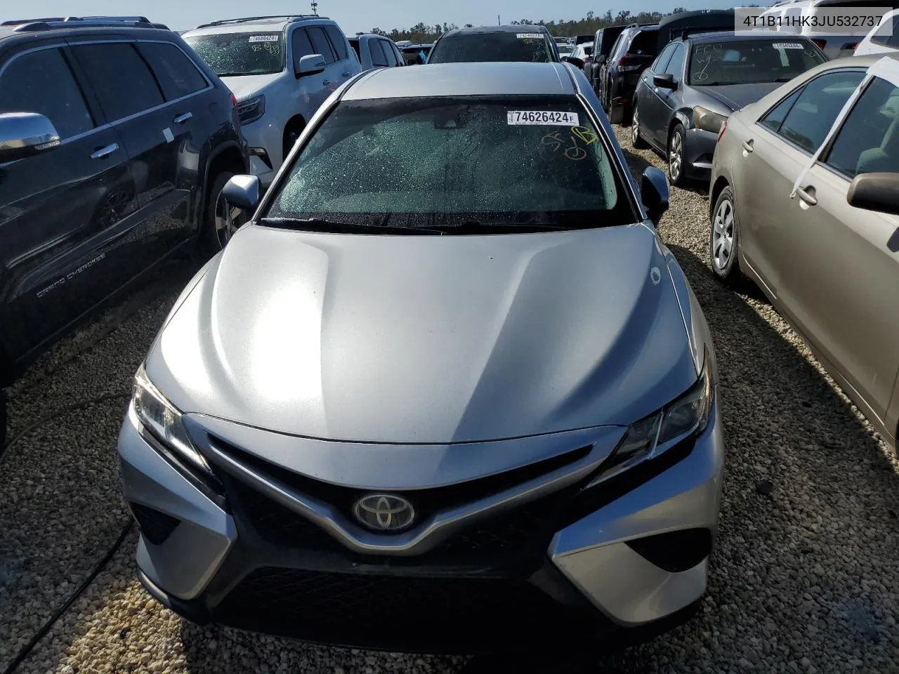 2018 Toyota Camry L VIN: 4T1B11HK3JU532737 Lot: 74626424