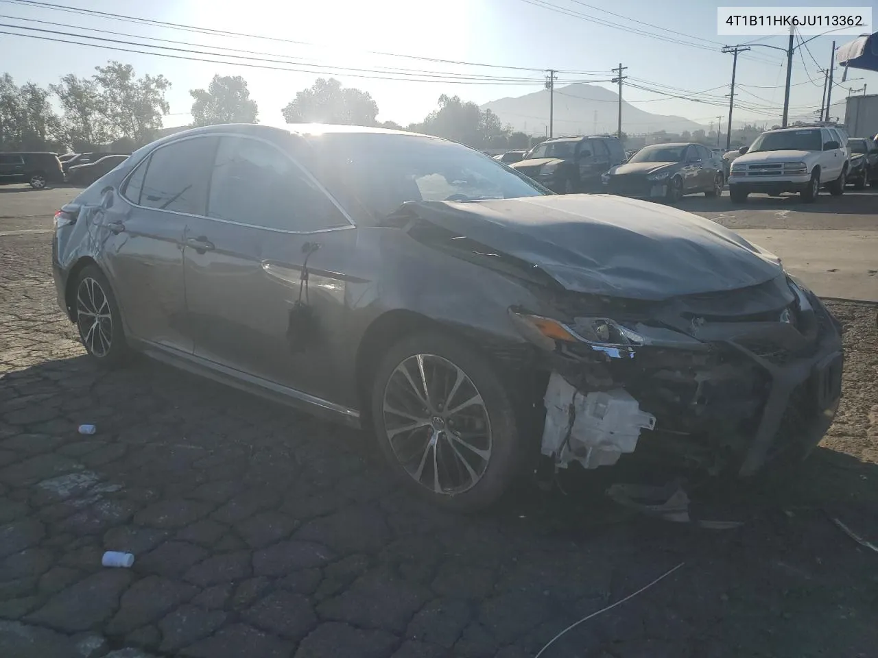 2018 Toyota Camry L VIN: 4T1B11HK6JU113362 Lot: 75123004