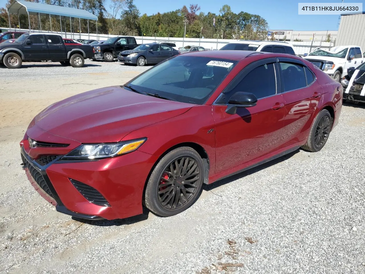 2018 Toyota Camry L VIN: 4T1B11HK8JU664330 Lot: 76760154