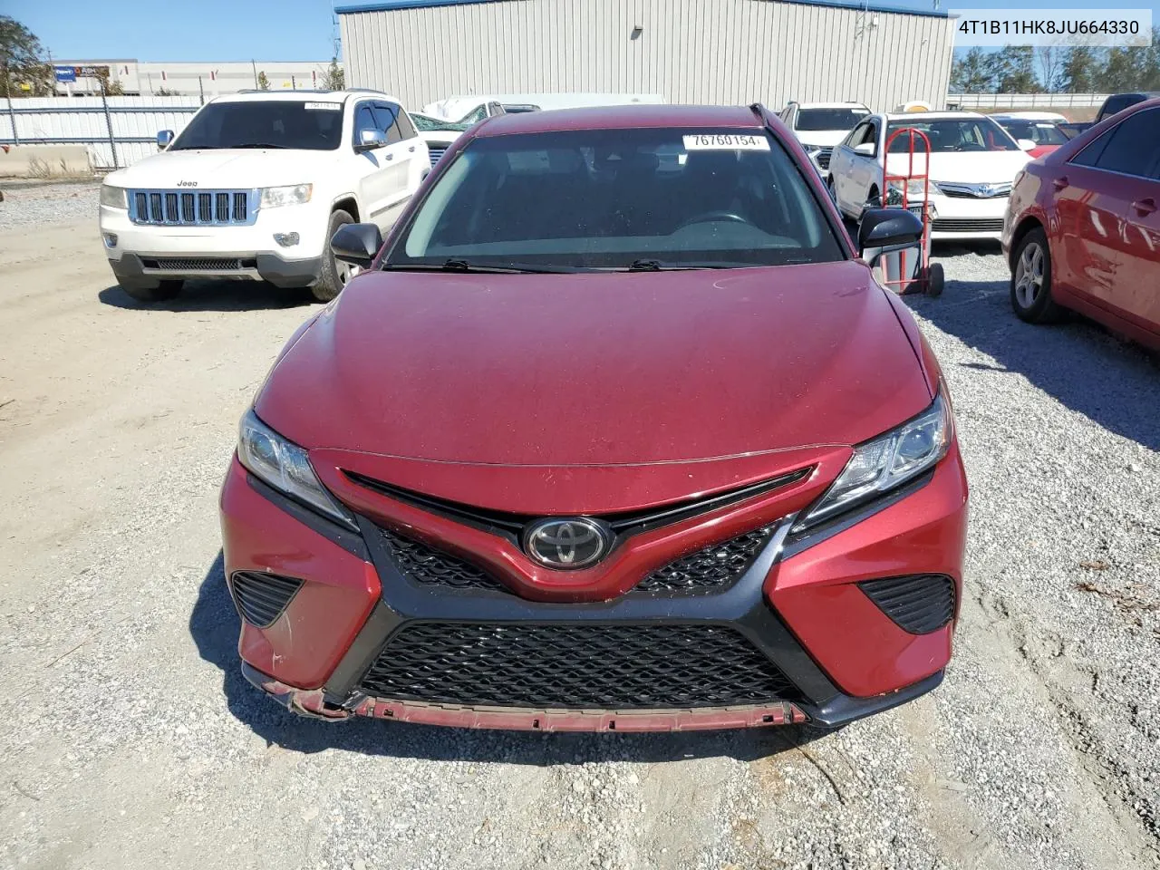 2018 Toyota Camry L VIN: 4T1B11HK8JU664330 Lot: 76760154