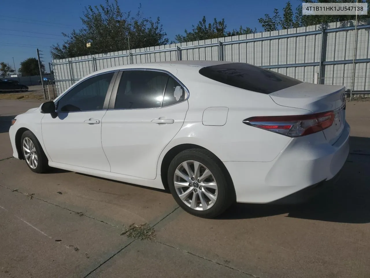 2018 Toyota Camry L VIN: 4T1B11HK1JU547138 Lot: 76832534