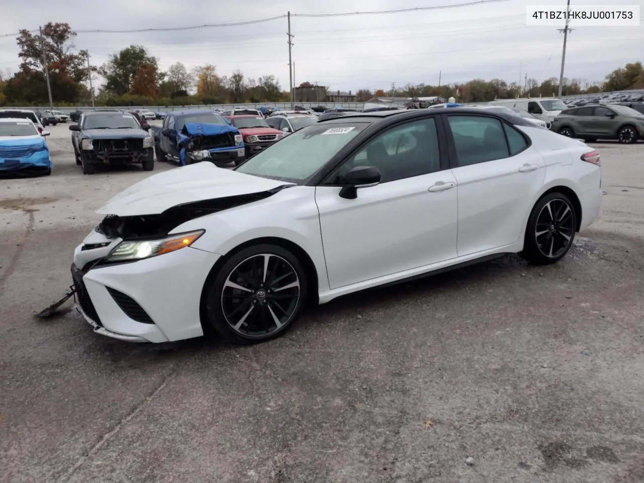 2018 Toyota Camry Xse VIN: 4T1BZ1HK8JU001753 Lot: 76908524