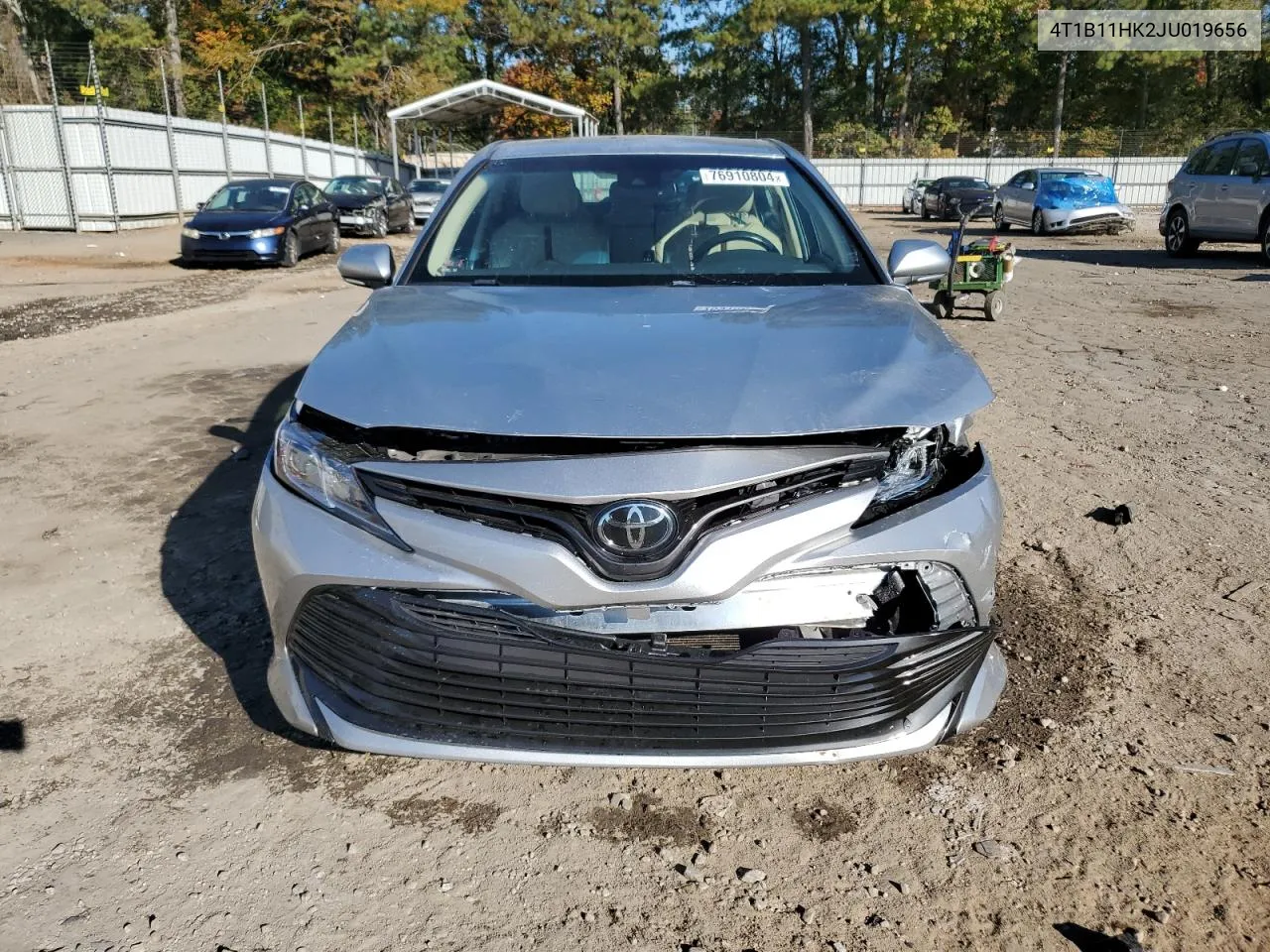 2018 Toyota Camry L VIN: 4T1B11HK2JU019656 Lot: 76910804