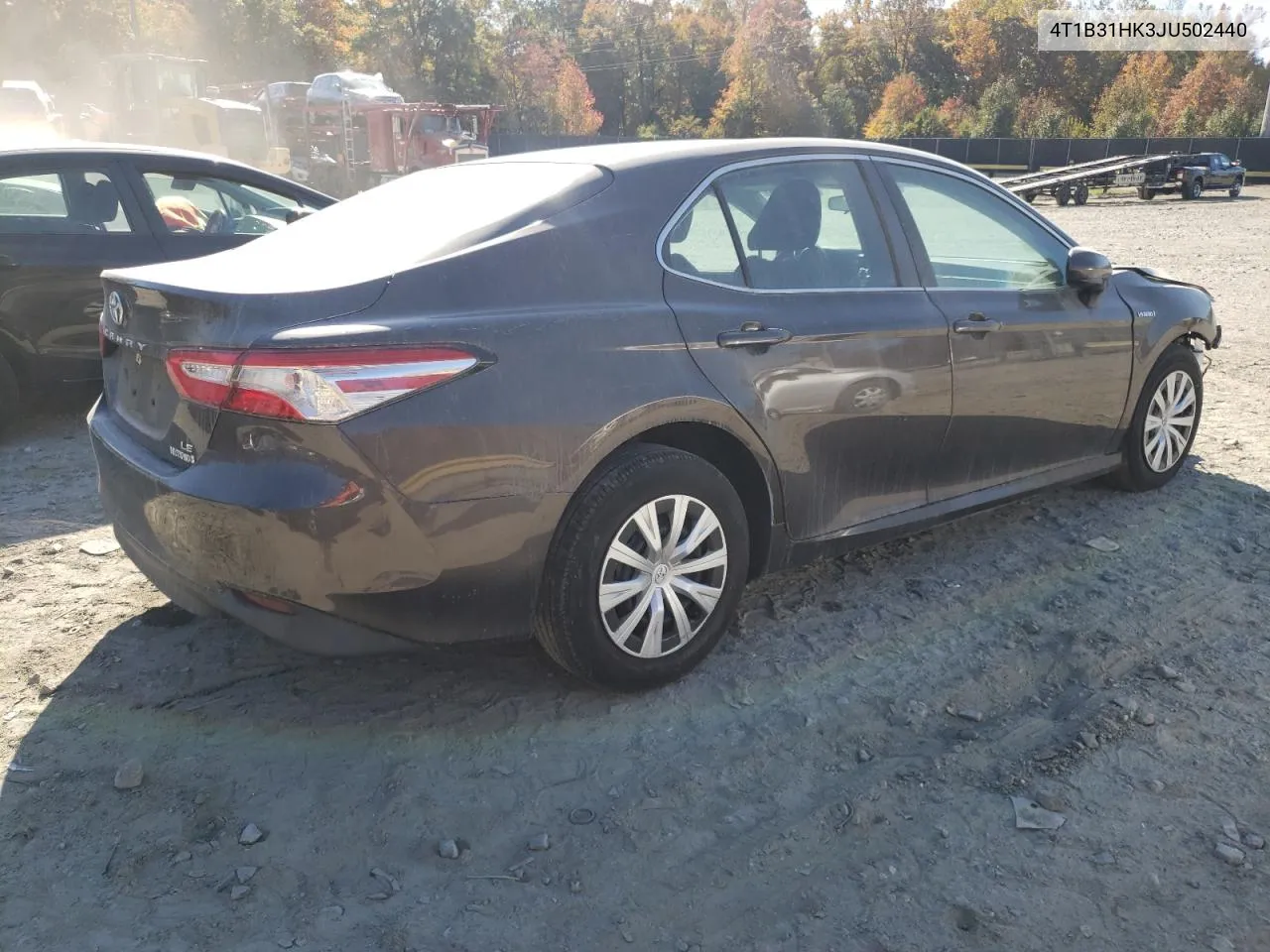 2018 Toyota Camry Le VIN: 4T1B31HK3JU502440 Lot: 76995094