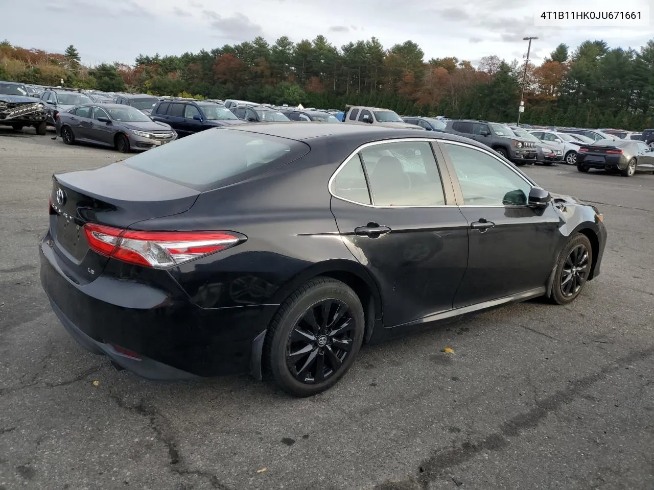 2018 Toyota Camry L VIN: 4T1B11HK0JU671661 Lot: 77036034